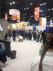 Line for Pierce Brown signing.