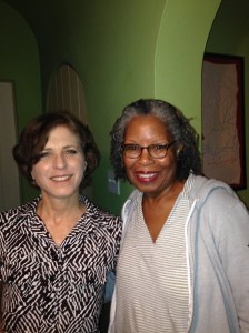 Deborah and co-coordinator Jean Perry